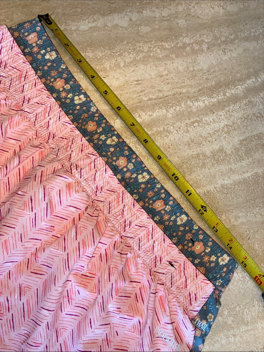 2 Pacific Trails Skirt/Skorts Women's M Pink Green prints, elastic waist. EUC - Picture 8 of 12